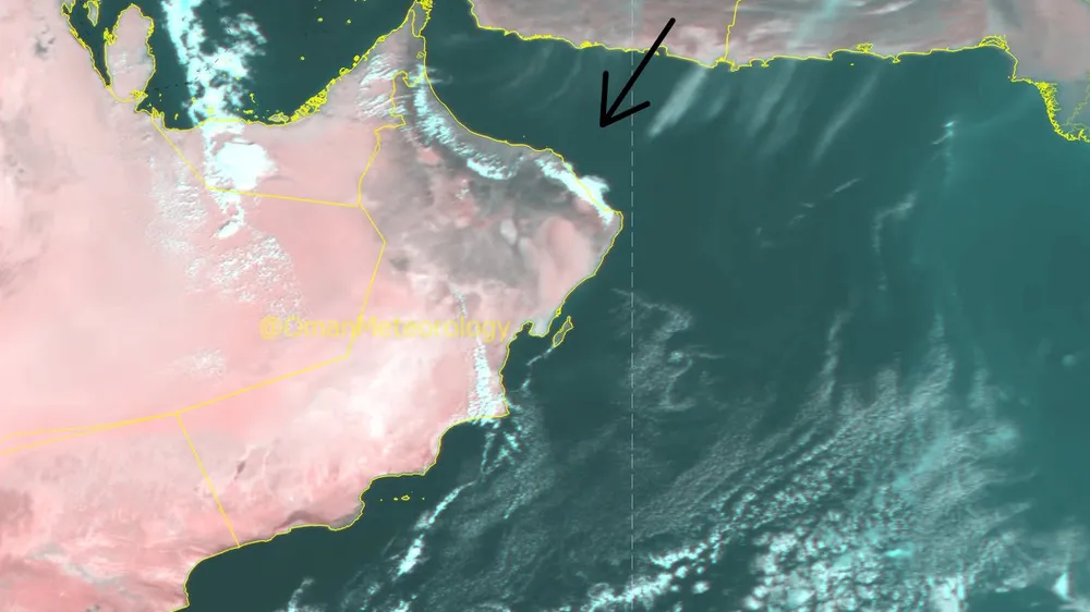 استمرار تدفق الغبار على المناطق الساحلية لبحر عُمان .. التفاصيل